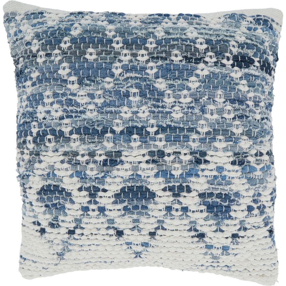 saro blue pillows   