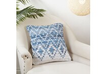 saro blue pillows   