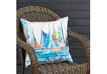 saro blue pillows   