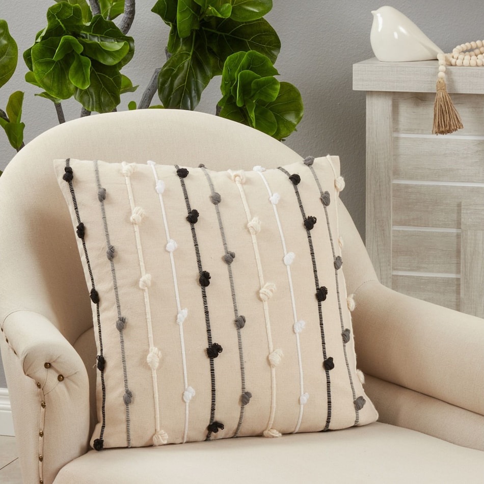saro cream pillows   
