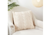 saro cream pillows   