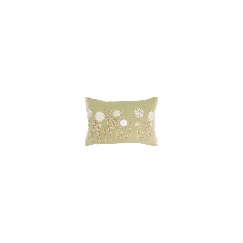 saro green pillows   