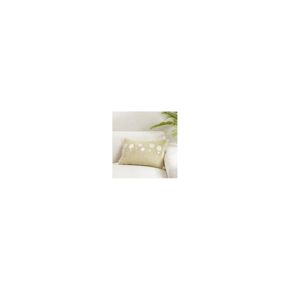 saro green pillows   
