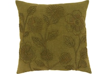 saro green pillows   