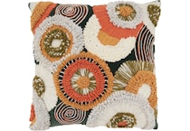 saro orange pillows   