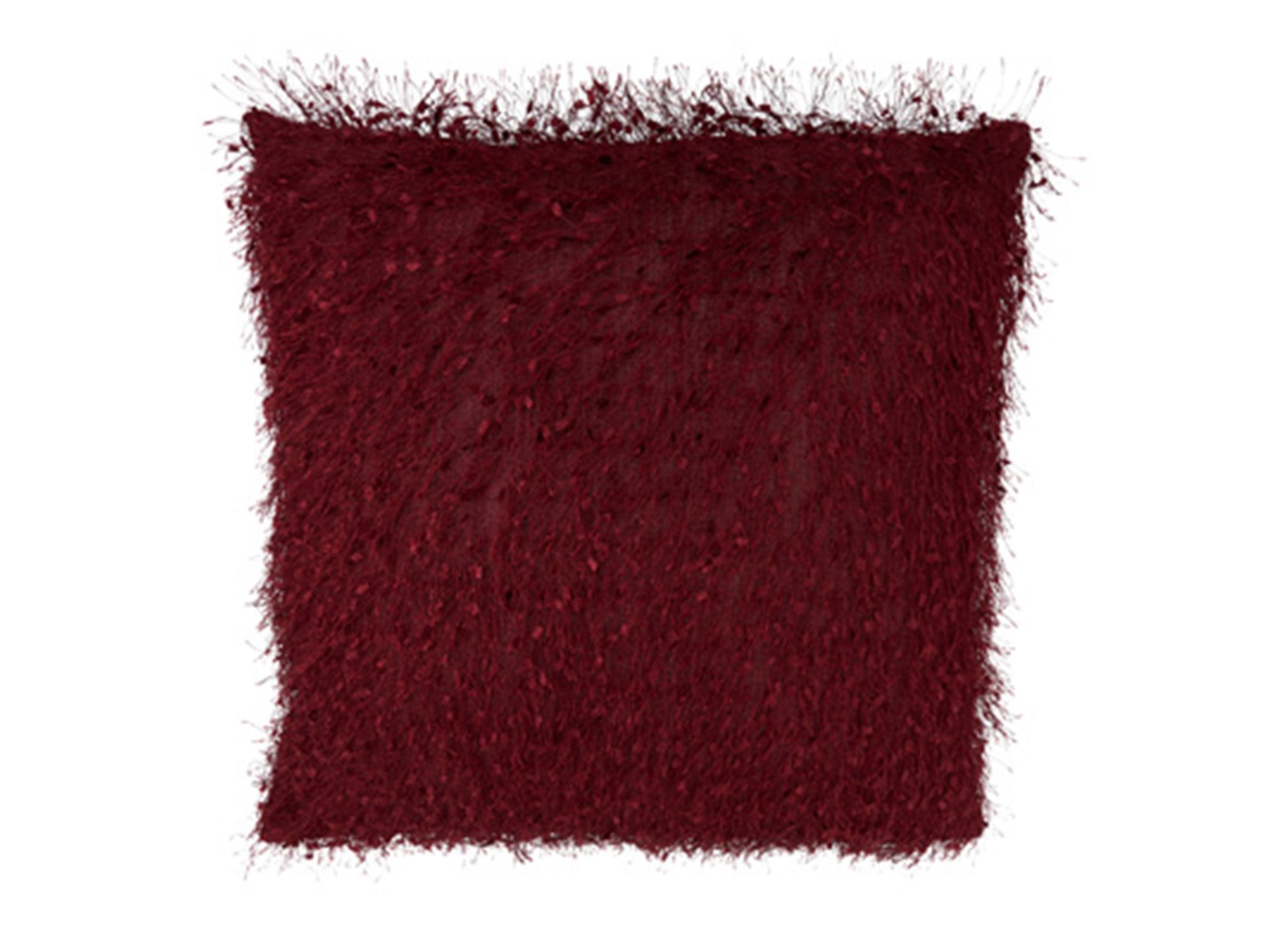 Burgundy Shimmer Poly Pillow 18
