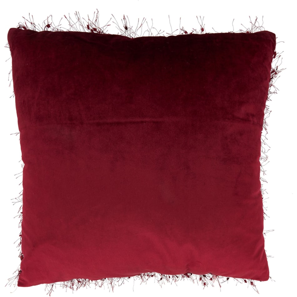 saro red pillows   