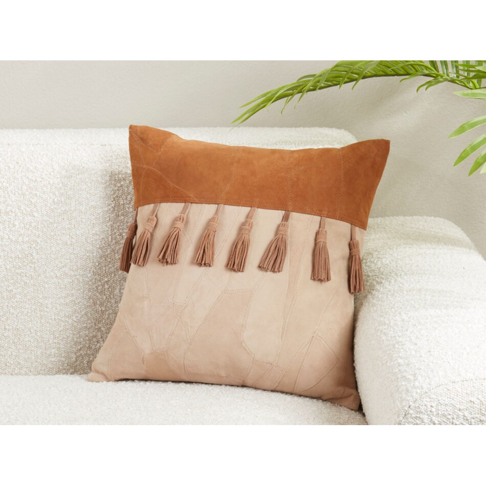 saro tan pillows   