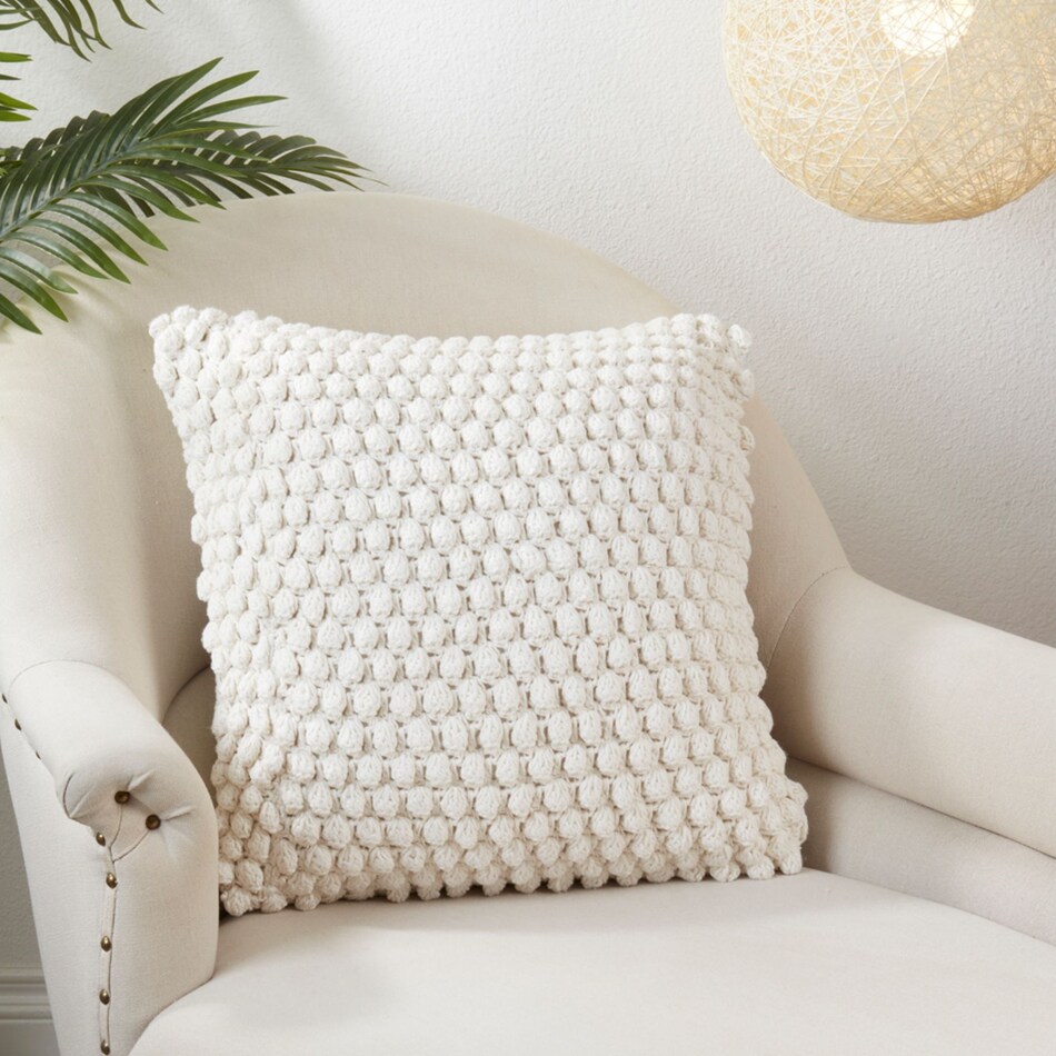 saro white pillows   