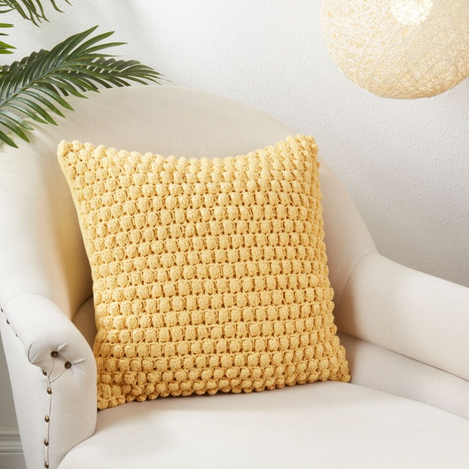 saro yellow pillows   