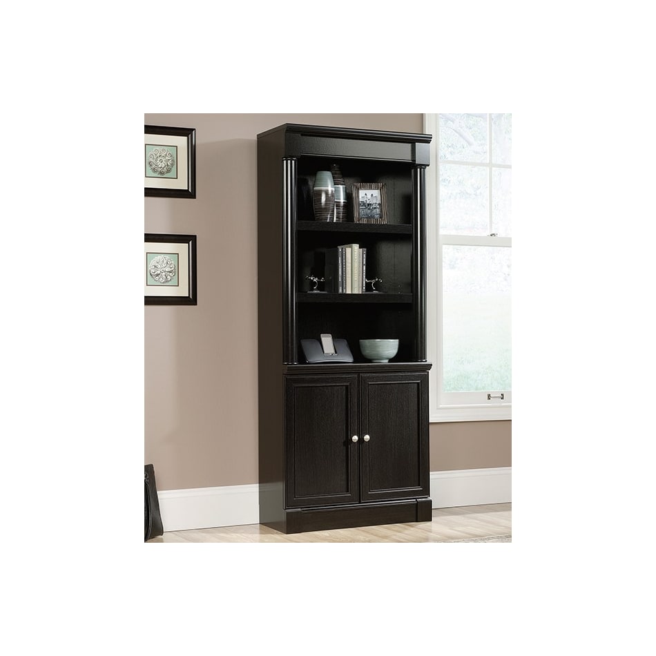 saud black bookcase pall  