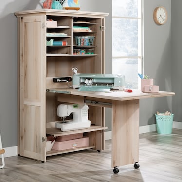 Pacific Maple Craft & Sewing Armoire