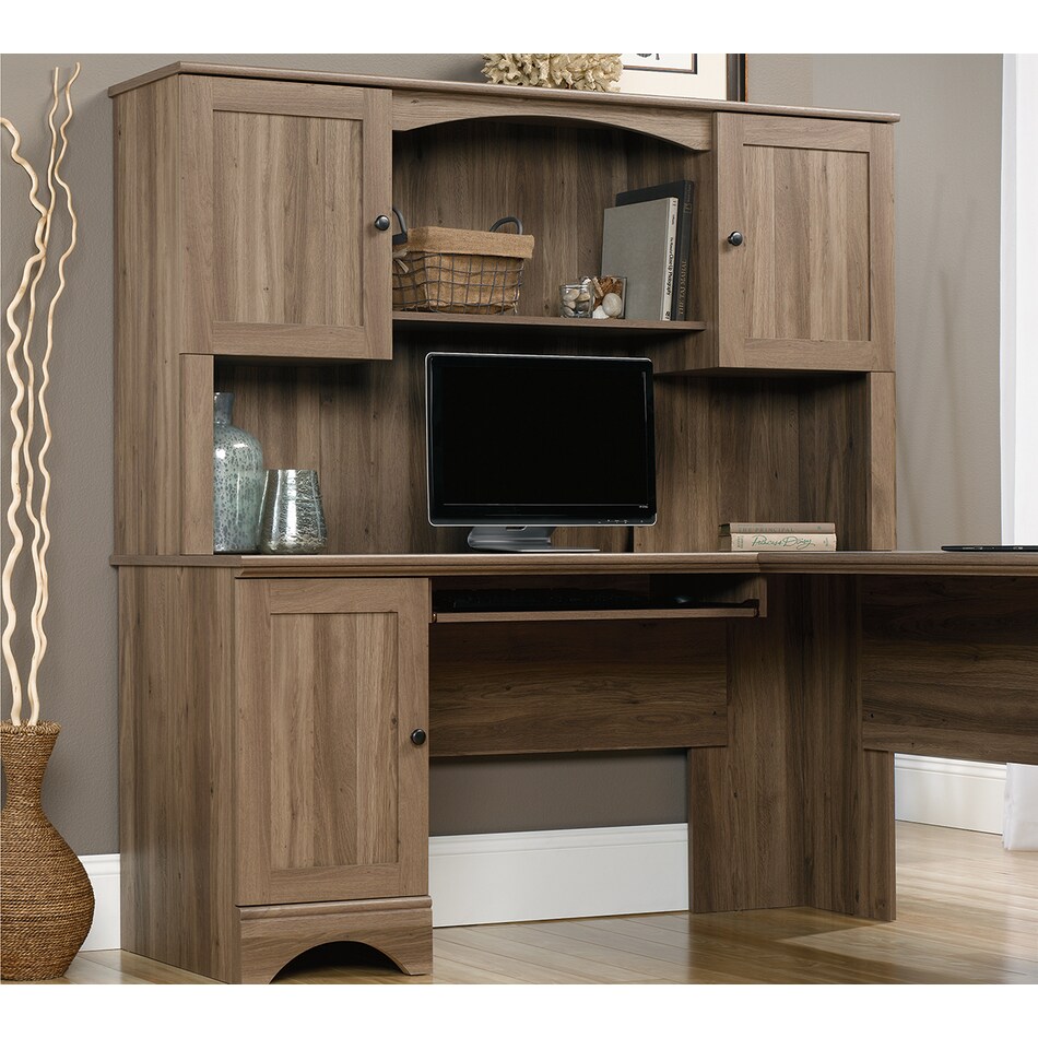 saud brown desk components   