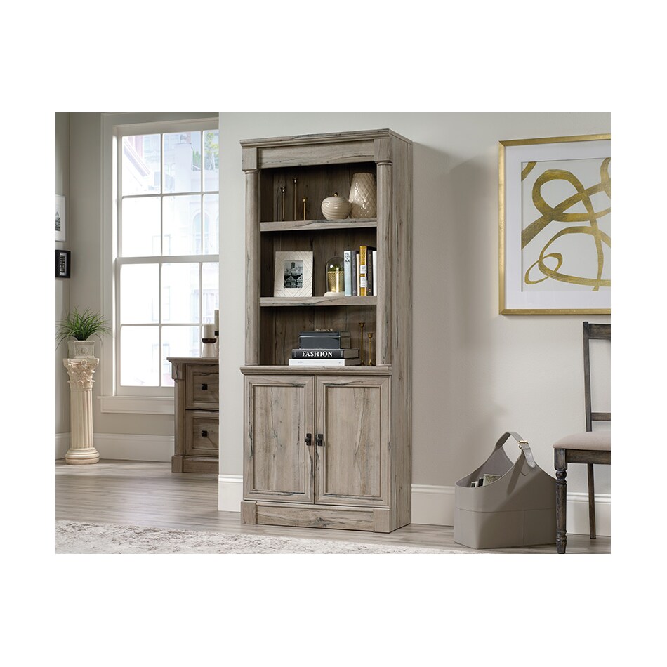 saud grey bookcase pall  