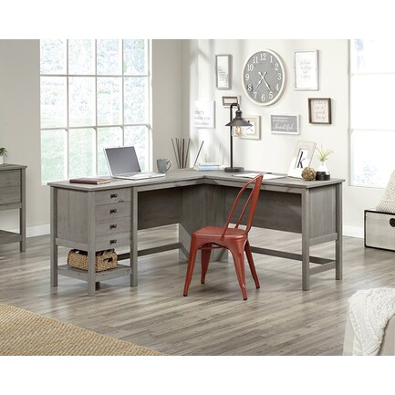 Mystic Oak L-Desk
