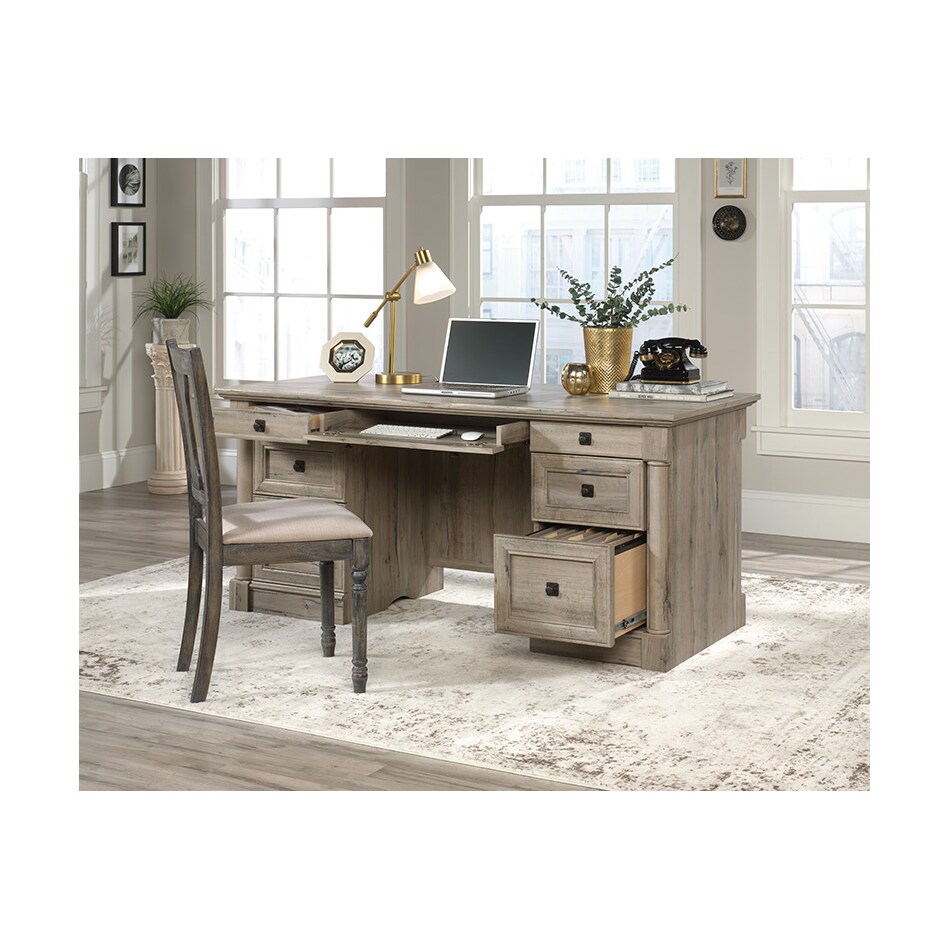 saud grey desk pall  