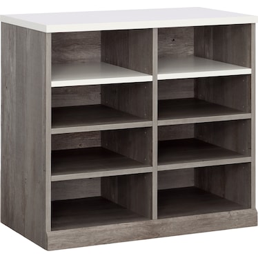 Mystic Oak Cubby Cabinet