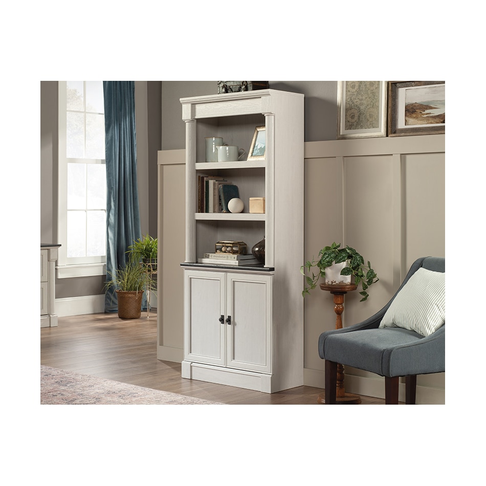 saud white bookcase pall  