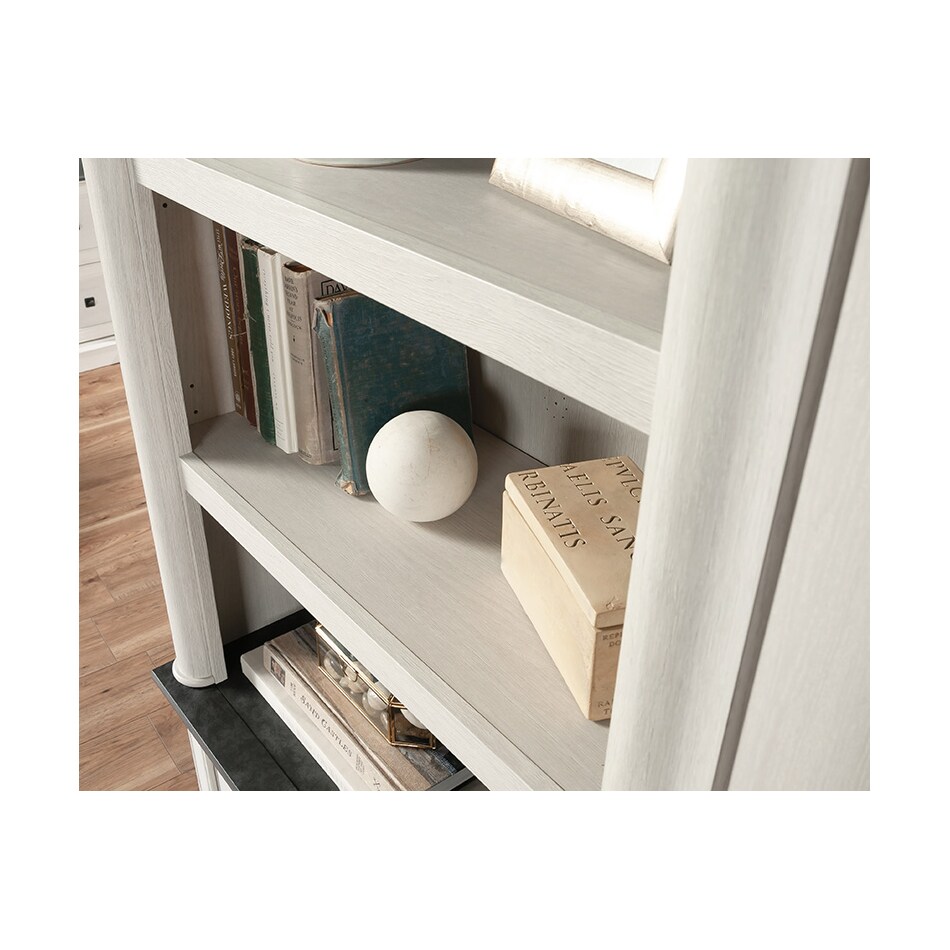 saud white bookcase pall  