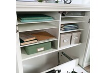 saud white desk components crf  