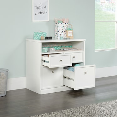 White Craft Storage Cabinet