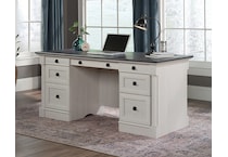 saud white desk pall  