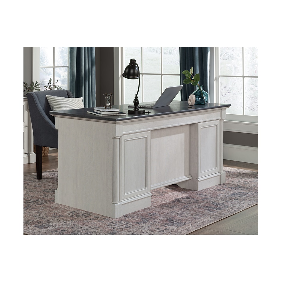 saud white desk pall  