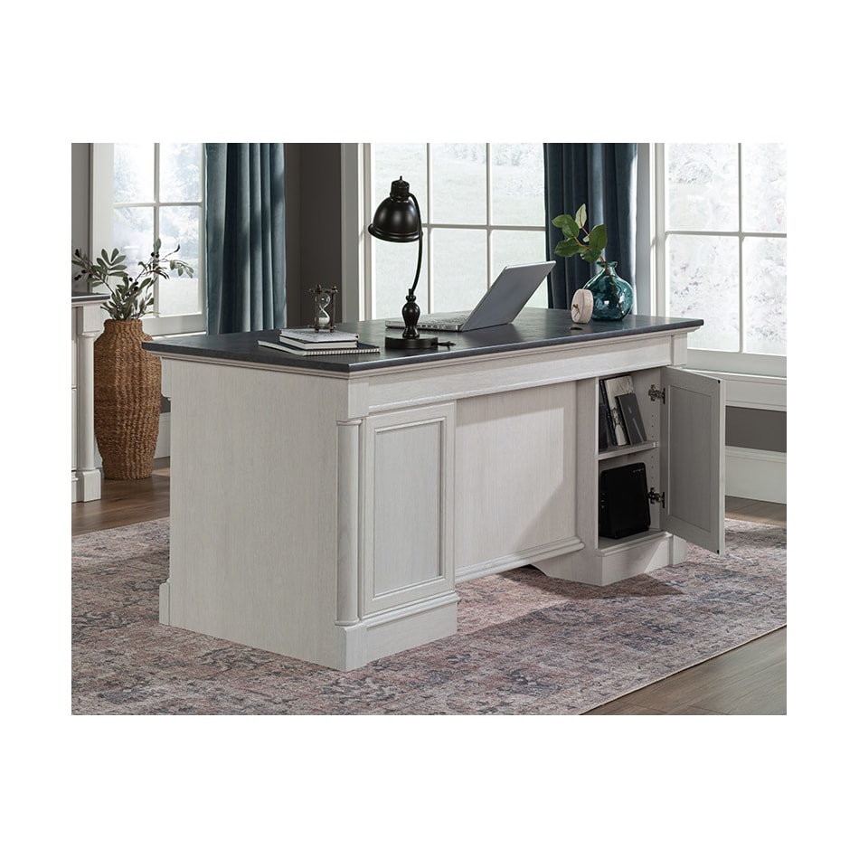 saud white desk pall  