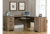 sauder woodworking co brown desk pk  