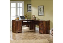 sauder woodworking co brown desk pk  