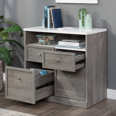 Mystic Oak Craft Storage Cabinet