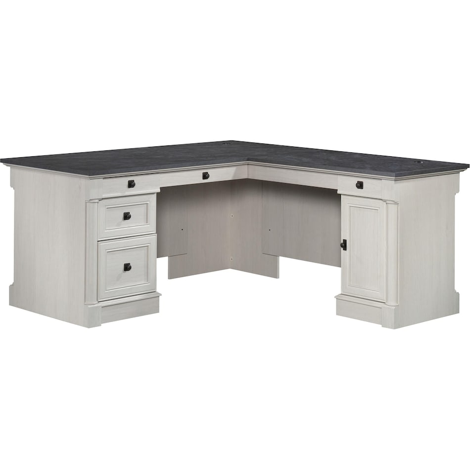 sauder woodworking co white desk pall  
