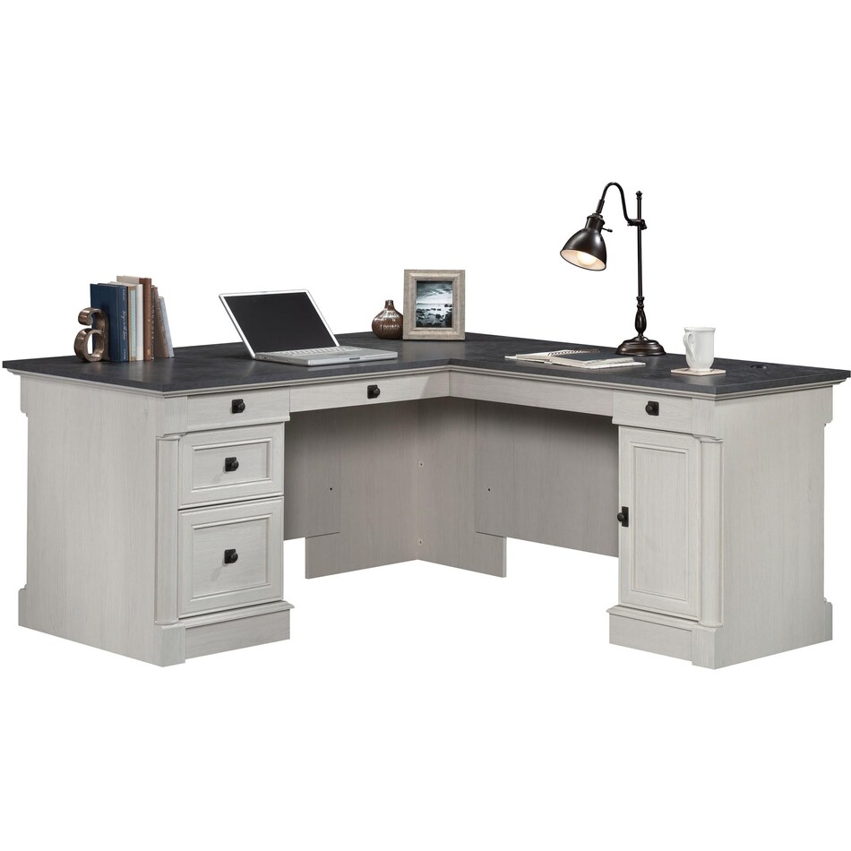 sauder woodworking co white desk pall  