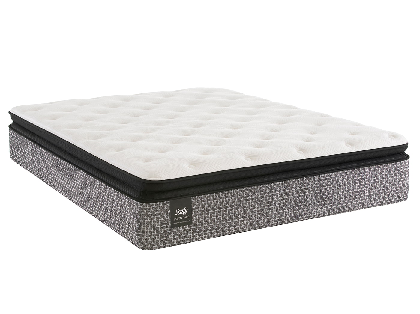 Sealy Queen Plush Euro Pillowtop Mattress Steinhafels