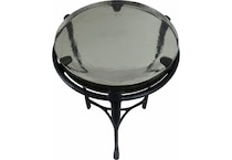 sgbk black chairside table mrn  