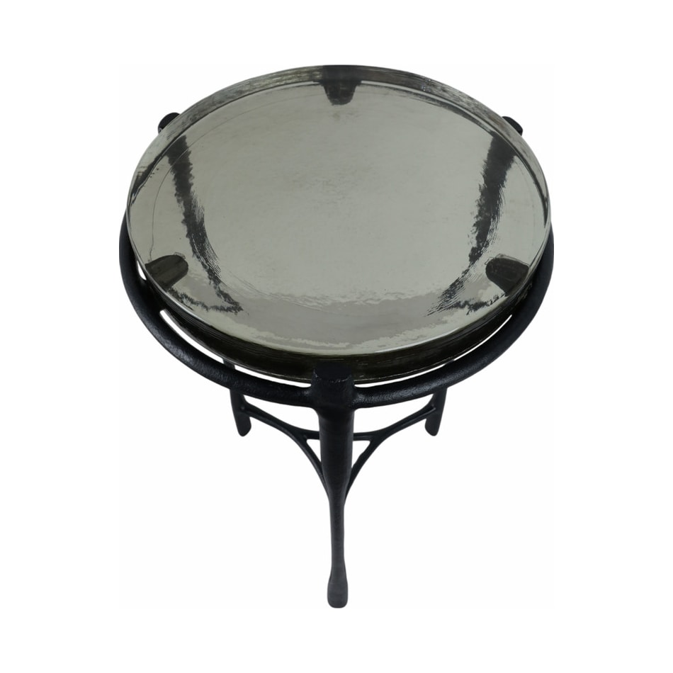 sgbk black chairside table mrn  
