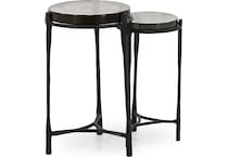 sgbk black chairside table mrn  