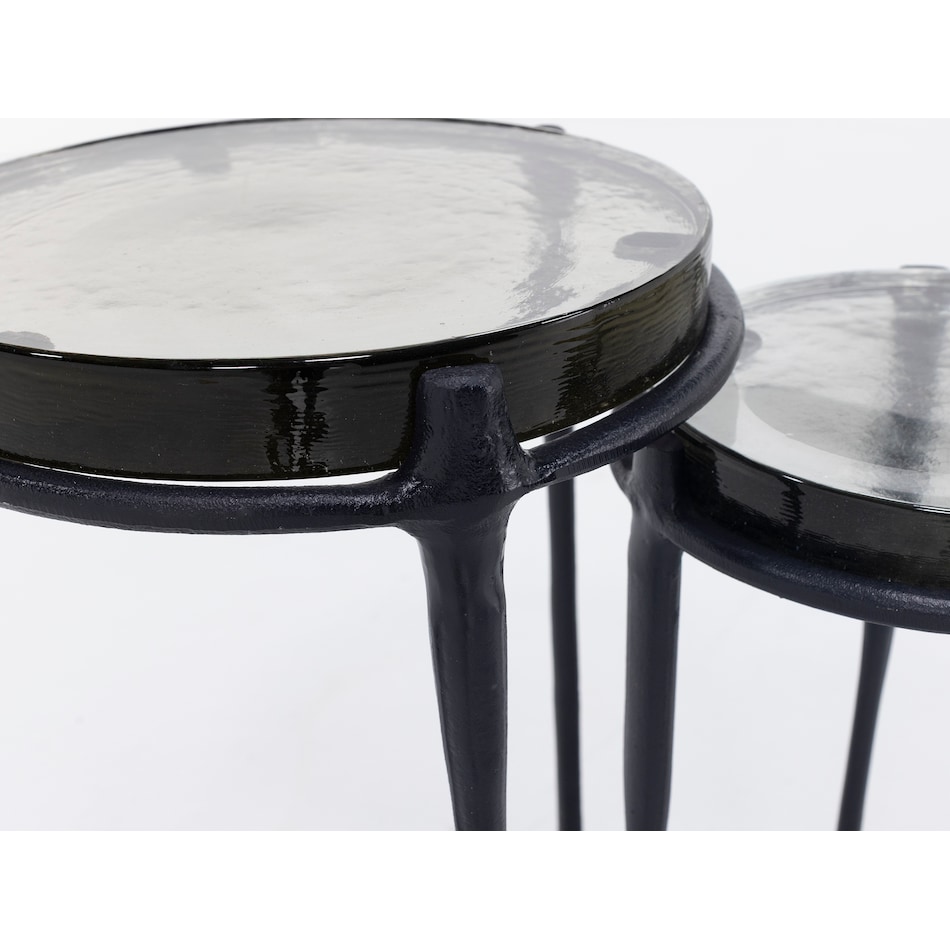 sgbk black chairside table mrn  