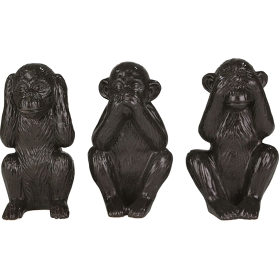 sgbk black figurines set  