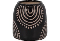 sgbk black jar vase bowl plate   