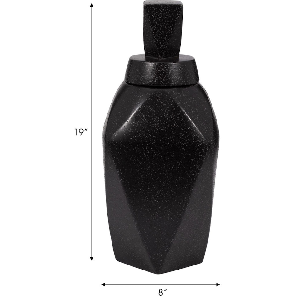 sgbk black jar vase bowl plate   