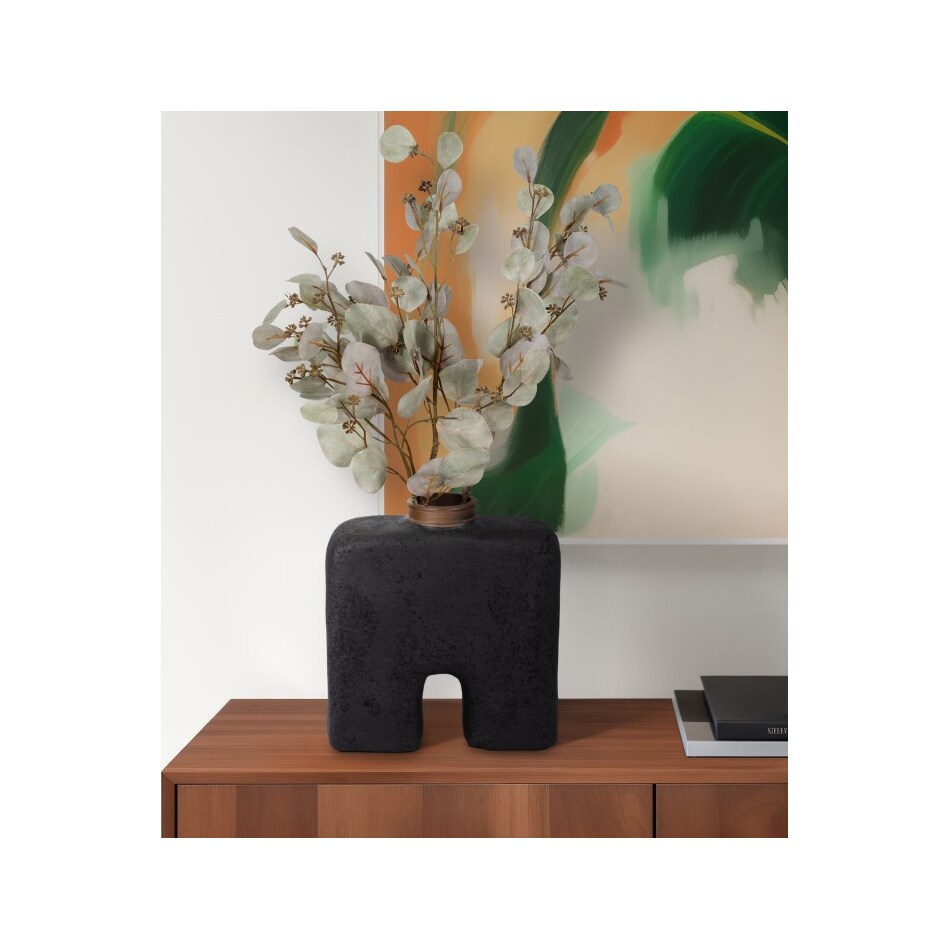 sgbk black jar vase bowl plate   