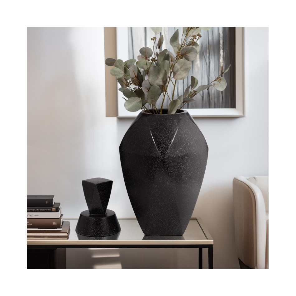 sgbk black jar vase bowl plate   