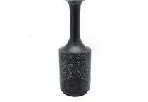 sgbk black jar vase bowl plate   