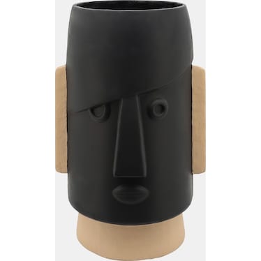 Abstract Face Vase 13"W x 22"H