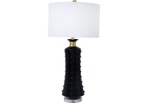 sgbk black table lamp   