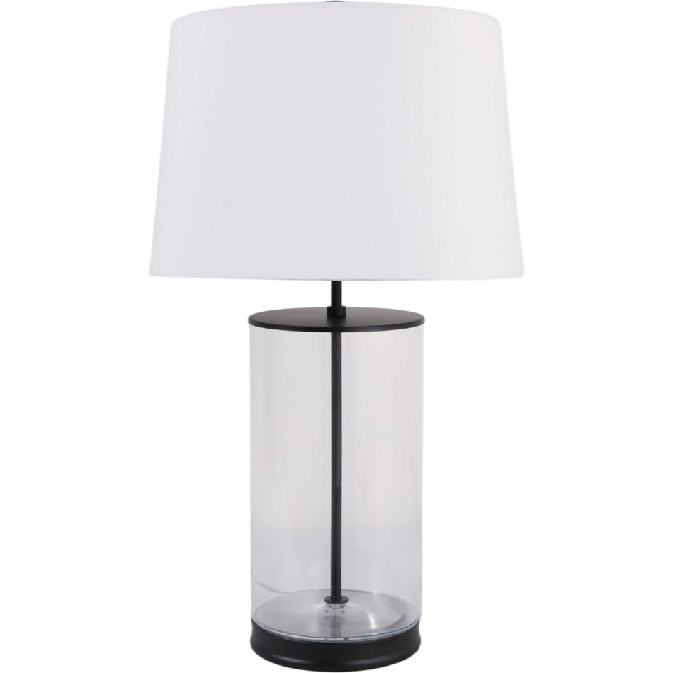 sgbk black table lamp   
