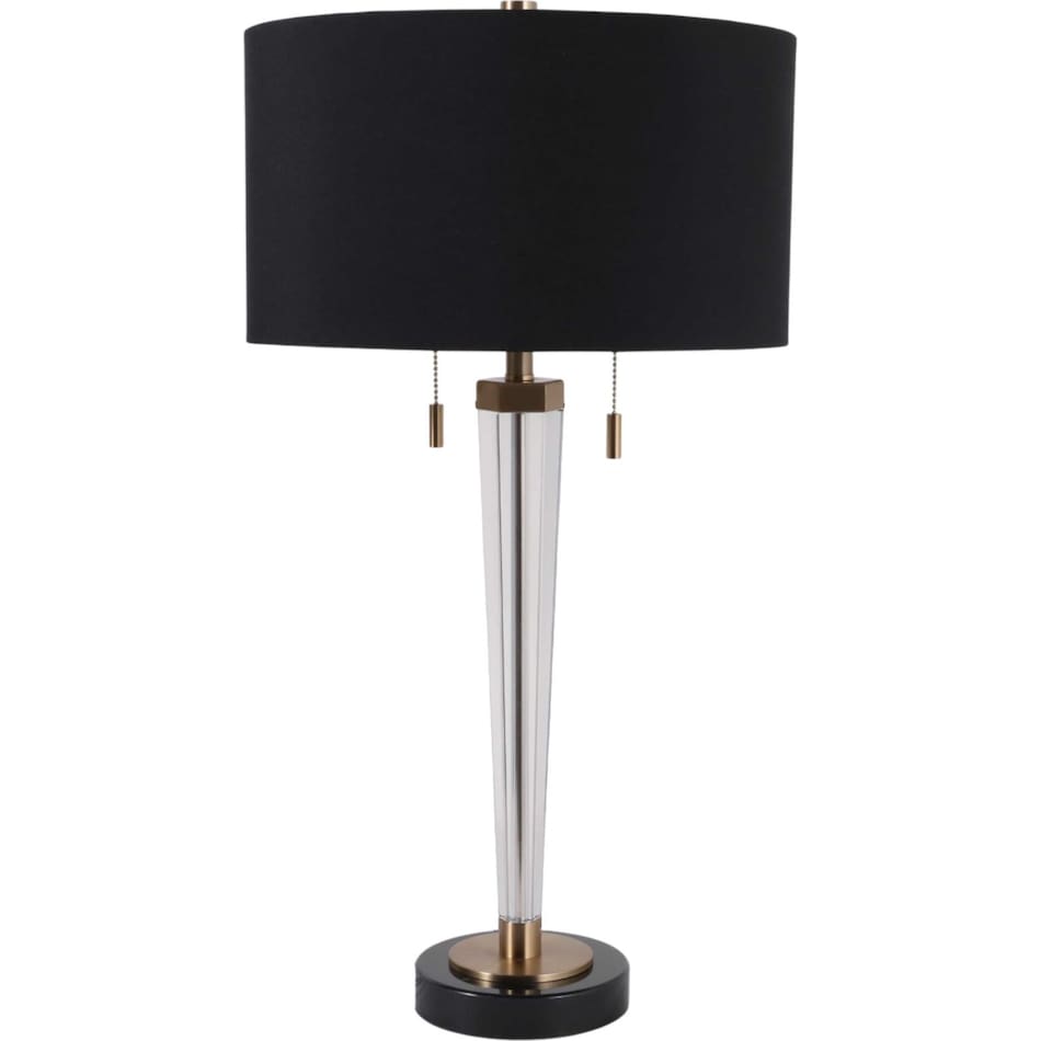 sgbk black table lamp   