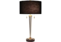 sgbk black table lamp   