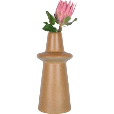 Mustard Modern Large Vase 8"W x 18"H